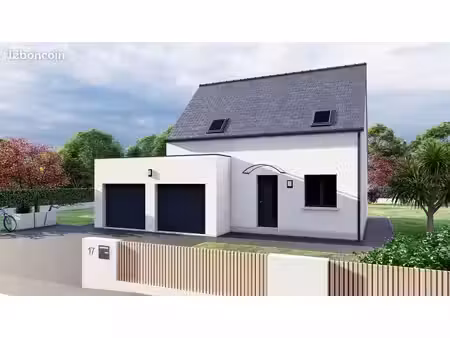 projet de construction d'une maison 69.94 m² avec terrain à langourla (22)