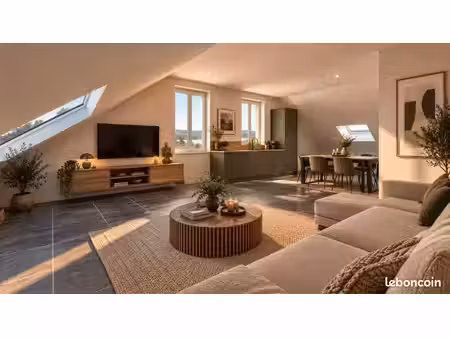 t3 rénové à neuf 50m2 (80m2 au sol)
