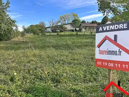 terrain 1072 m² la feuillade