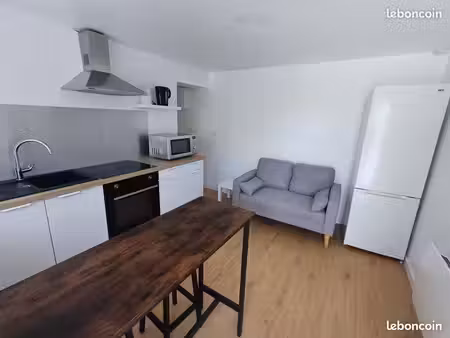 appartement f2 35m2 meublé  charges comprises (eau  elec  internet  etc)  rez de jardin  p