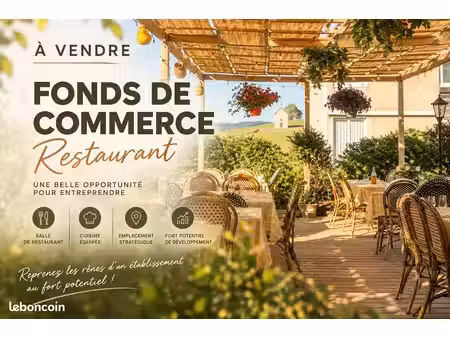 fonds de commerce  restaurant 400 m² orchamps vennes