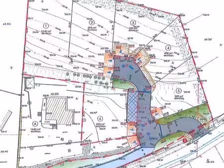 terrain 498 m² aouste sur sye