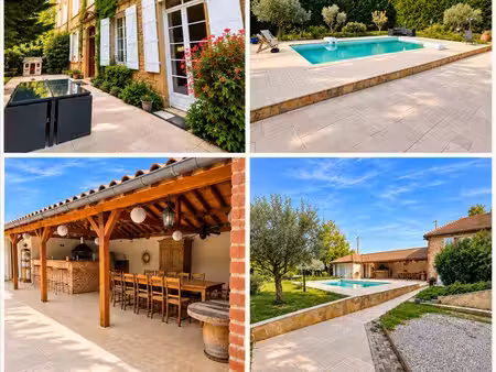 propriété de caractère 1877 – 450 m² – 9 800 m² – piscine  étang & tennis