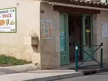 fond de commerce pizzas et snack à emporter