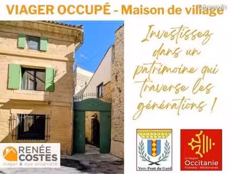 maison en viager 5 pièces 120 m²