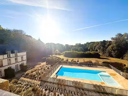 baden — t3 meublé de 46 m² au château de kergonano (piscine & parc)