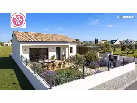 projet de construction d'une maison 75 m² avec terrain à laudun-l'ardoise (30)