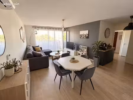 t3 de 60 m² avec balcon  parking et vue dégagée – résidence récente