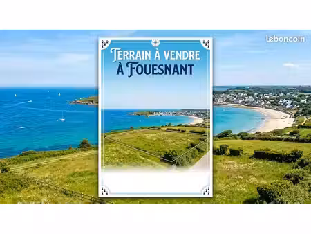 terrain 600 m² fouesnant
