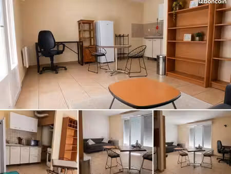 loue t2 meublé + garage balma