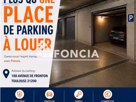 stationnement 11m² à louer 74 - toulouse 31200