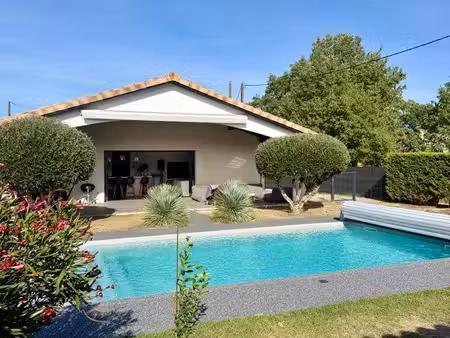 maison contemporaine (2018) 114m² | piscine  pool house  panneaux solaires - zéro travaux