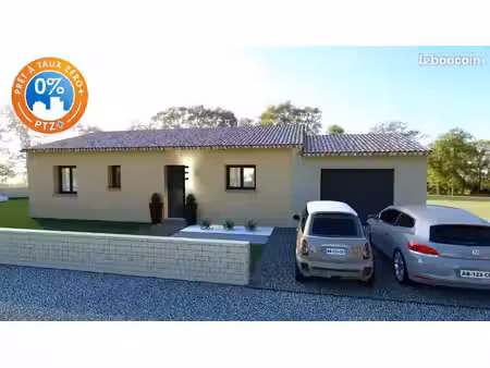 projet de construction d'une maison 85 m² avec terrain à aigues-vives (30)