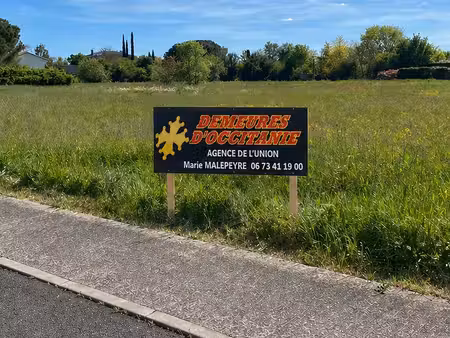 ondes : terrain viabilisé plein sud 440 m²