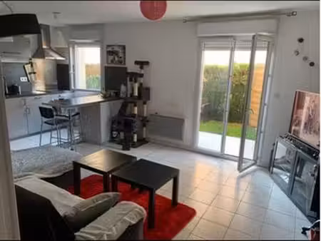 t2 45 m² avec jardin – résidence sécurisée avec piscine – vendu loué