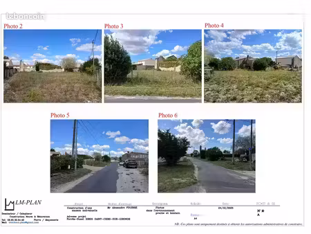 terrain avec permis a vendre