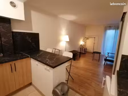 t1 bis avec jardin et cave