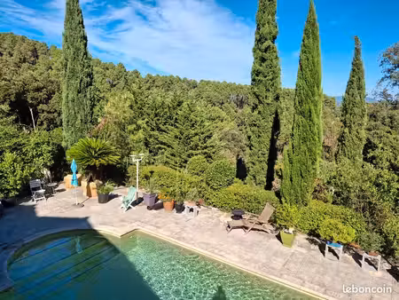 maison sur grand terrain au calme avec dépendances entre alès et anduze   gard