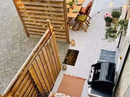 ? t3 duplex lumineux de 49 m² + 5m² lois carrez parfaitement optimisé + terrasse exception