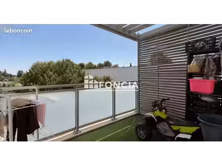 montpellier – t2 avec terrasse de 15 m² au calme  dans une résidence récente