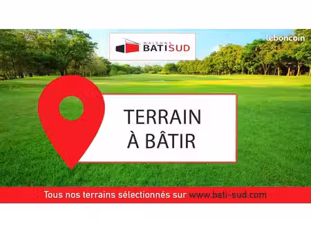 terrain à bâtir de 881 m² à brach (33)