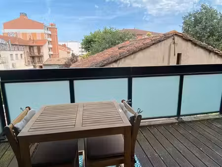 t2 40 m² calme et lumineux avec terrasse et garage | toulouse st-michel