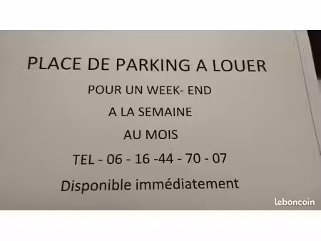 location parking sécurisé