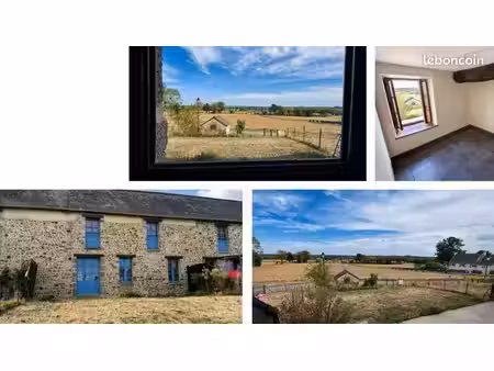 gahard - maison 108m2 - 4 chambres - vue campagne et forêt - jardin 291m2