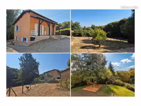 maison avec vaste terrain et sans vis-à-vis