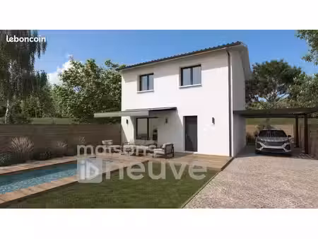projet de construction d'une maison 104 m² avec terrain à brach (33)