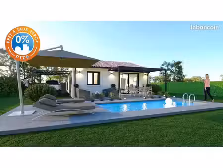 projet de construction d'une maison 82 m² avec terrain à aspiran (34)