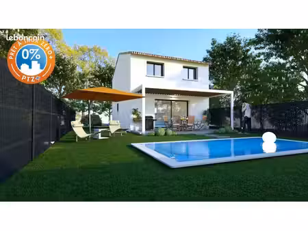 projet de construction d'une maison 85 m² avec terrain à ceyras (34)
