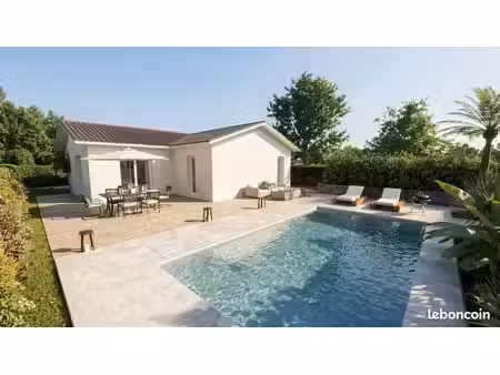 projet de construction d'une maison 90 m² avec terrain à espiet (33)