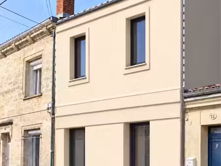 maison style échoppe à rénover bordeaux centre saint augustin