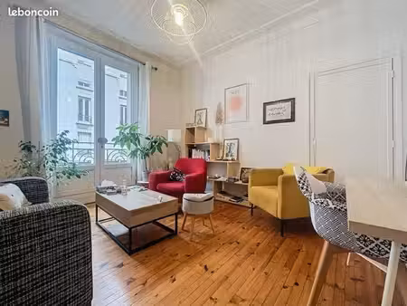 t3 70 m² avec 2 balcons – charme de l’ancien – parc paul-mistral
