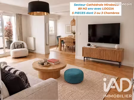 appartement 5 pièces 89 m²