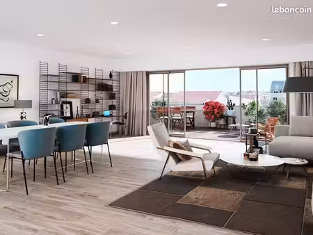 appartement 3 pièces 64 m²