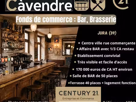bar  brasserie 1 m² champagnole