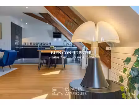 triplex sous les toits en centre-ville
