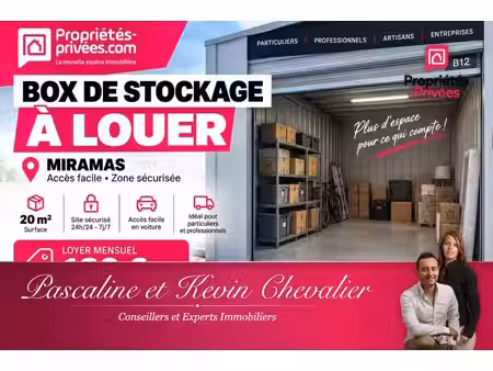 miramas - à louer  box de stockage