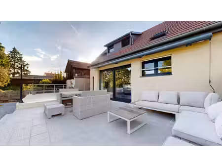 maison contemporaine avec jardin et terrasse sans vis-à-vis à fegersheim