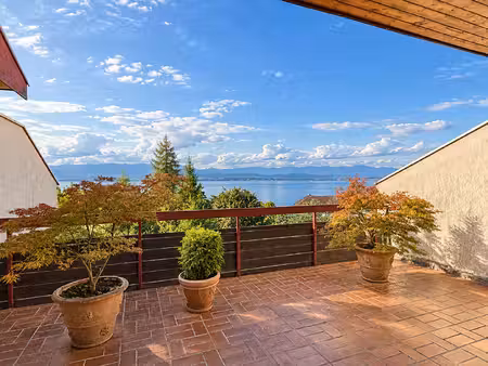 maison mitoyenne 108 m² avec vue panoramique sur le lac léman