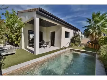 sérignan – maison récente de plain-pied avec piscine