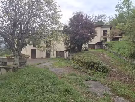 a vendre / ensemble immobilier de trois maisons accolées sur la commune de seix