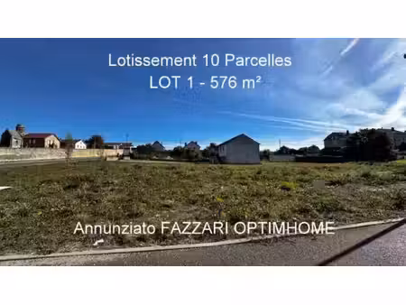 proche belgique et luxembourg - stenay 55700 terrain à bâtir viabilisé de 576 m²