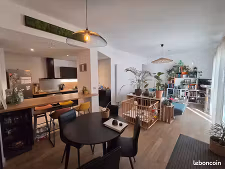 duplex t4 de 90m² avec jardin