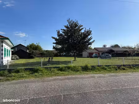 terrain constructible biscarrosse  459 m2 libre de constructeur