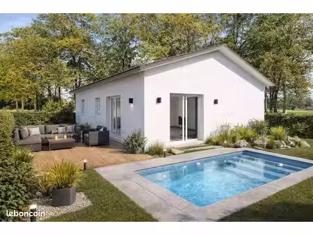 projet de construction d'une maison 90 m² avec terrain à laluque (40)