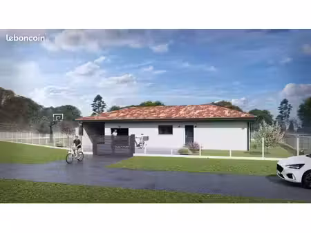 projet de construction d'une maison 105 m² avec terrain à bougue (40)