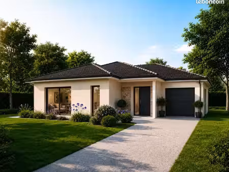 projet de construction d'une maison 90 m² avec terrain à saint-georges-d'esperanche (38)